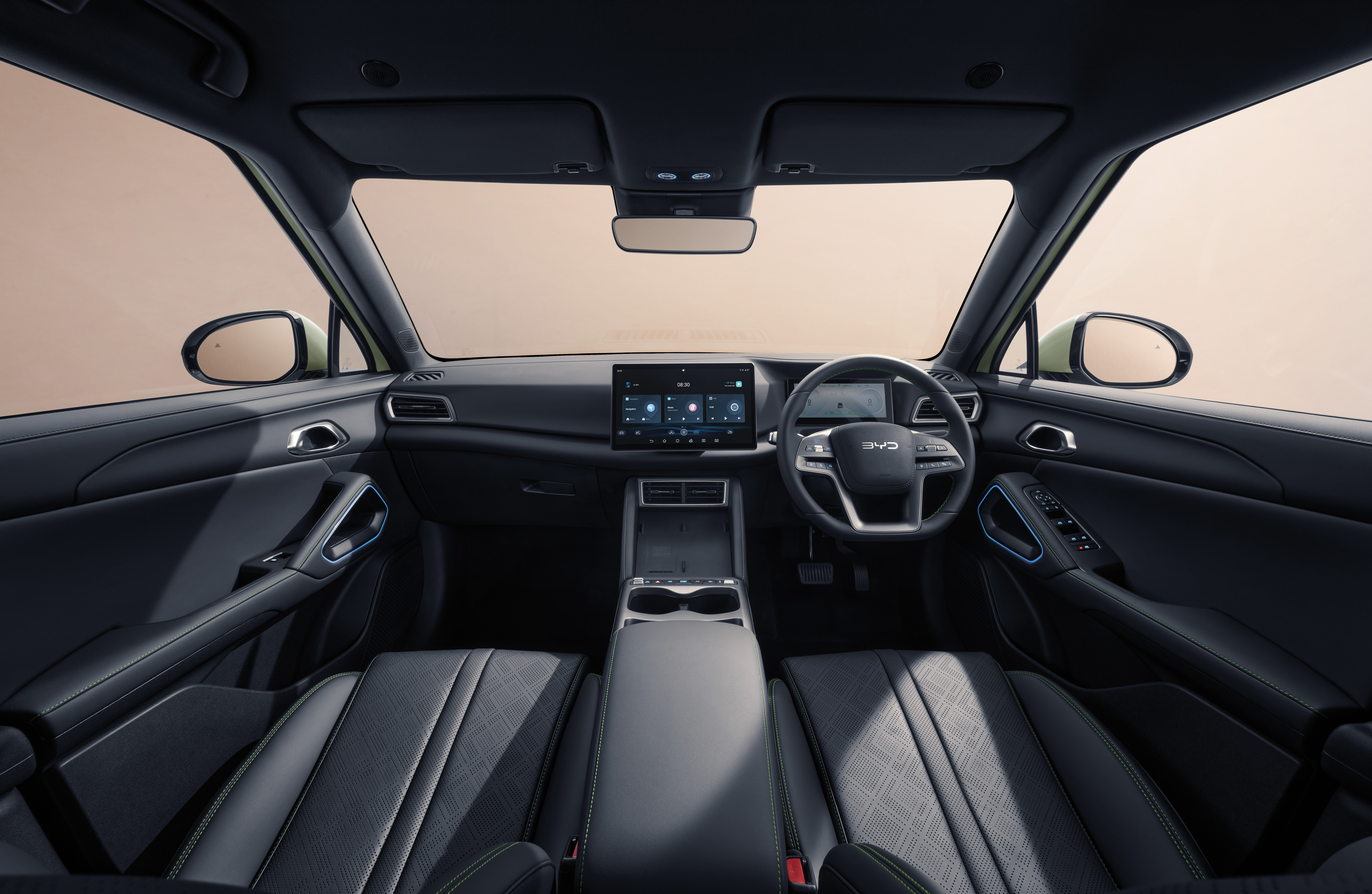 BYD Atto 2 front cabin interior