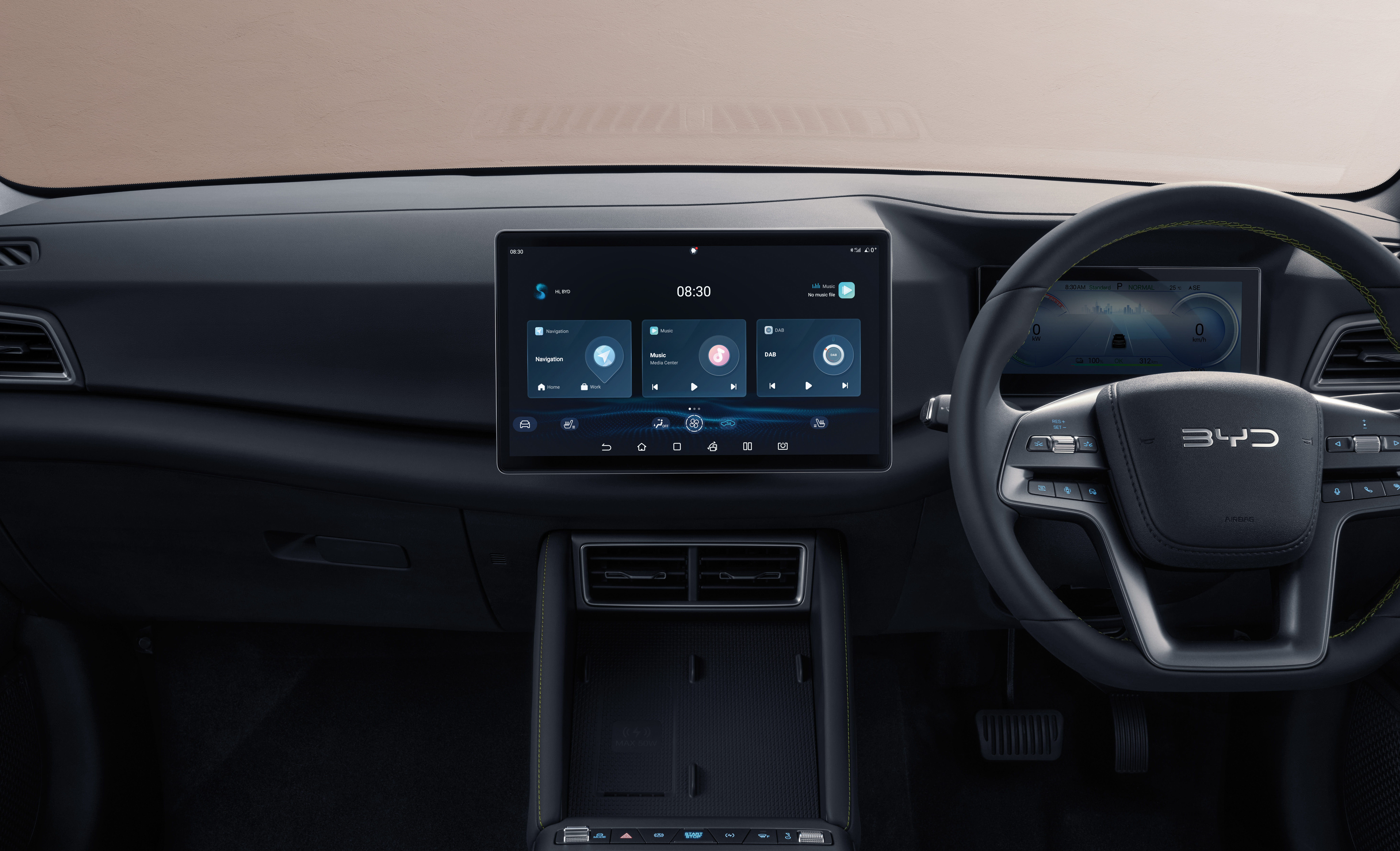 BYD Atto 2 rear seat interior